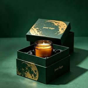 FX Elegant Recyclable Home Fragrance Gift Box Magnetic Closure Lift Lid Custom Artwork Metallic Foil Debossed Logo Paper - Product Image 6