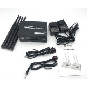 300m không dây HDMI 1080p Extender Video Transmitter <span class=keywords><strong>Receiver</strong></span> 1 để 8 Splitter chia sẻ màn hình cho máy ảnh PC để TV màn hình - Product Image 3