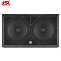 Subwoofer professionnel S218 double 18 pouces 1200W 128dB 4 ohms pour discothèque, salle de danse et divertissement