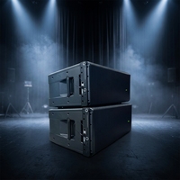 Speaker Line Array Aktif Dual 12-inci 3-way 4 Ohm 4000W Magnet Neodymium Profesional