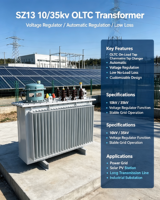 Transformador OLTC SHENMENG SZ13 10/35kV, regulador de voltaje, ajuste automático, baja pérdida, personalizable para líneas largas de energía fotovoltaica en red.