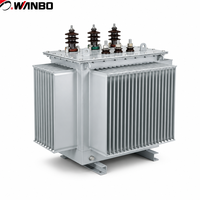 Transformateur à huile en alliage amorphe Wanbo-511 S20, compact, à profil bas, enroulement en cuivre, 10 kV, ONAN Dyn11, kVA personnalisé