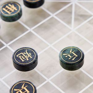 Juego de ajedrez chino tradicional Xiangqi con caja de almacenamiento, juego de estrategia educativo para familias, adultos y niños - Product Image 3