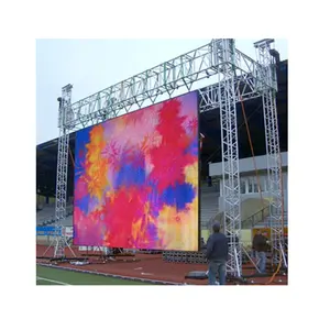 Portatile Evento di noleggio P2.6mm curvo esterno Display a Led Pantalla grande De Wall schermo palco per concerto