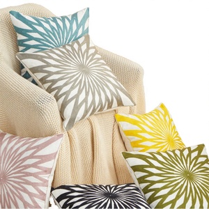 Luxury Cotton Embroidery <b>Sofa</b> Pillow Covers-Eco-Friendly Anti-Bacteria Home Decor Cushions with Customizable Patterns - Product Image 4