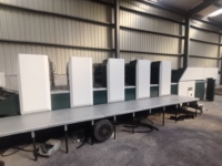 Machine d'impression offset 4 couleurs KBA Rapida d'Allemagne, imprimante offset, presse offset d'occasion