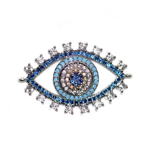 Fashion pendant charm eye shape pendant charms for jewelry necklace making wholesale price