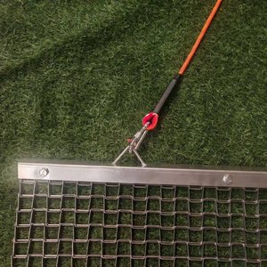 Tapis de dragage robuste en acier galvanisé, <span class=keywords><strong>maille</strong></span> métallique <span class=keywords><strong>rigide</strong></span> 3x4ft 6x4ft pour le terrains de baseball, le nivellement des pelouses, les allées et le traitement du sol - Product Image 4