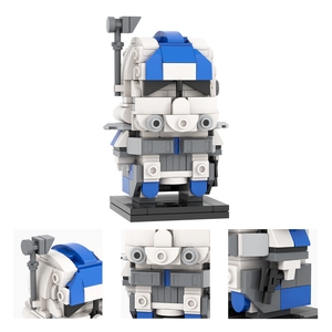 MOC2262-2270 Imperial Stormtrooper Wolfe Five <span class=keywords><strong>Hunter</strong></span> Commander Cody Tech Echo Wrecker Crosshair Space <span class=keywords><strong>Wars</strong></span> Head Bricks Jouets pour Enfants - Product Image 2