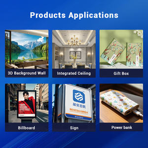 Impresora de inyección de tinta de alta velocidad industrial de cama plana UV 2513 gran formato para vidrio cartón madera Metal-Ricoh G5/G6 cabezal de impresión - Product Image 5