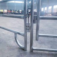 Paneles de Corral para Caballos al por Mayor, Cercas de Tubo de Acero Galvanizado para Ganado, Paneles para Corrales de Granja y Cercas para Campos de Cultivo