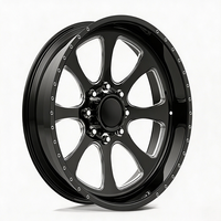 Rines Forjados Pulidos Personalizados de Perfil Profundo 20X14 30X12 24X10 26X14 con 8X180 8X170 6X139.7 para Chevy Silverado 2500