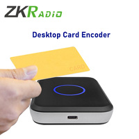Codificador de Tarjetas Inteligente Plug & Play de 125 kHz, Lector de Tarjetas de Proximidad RFID de Escritorio USB de Plástico