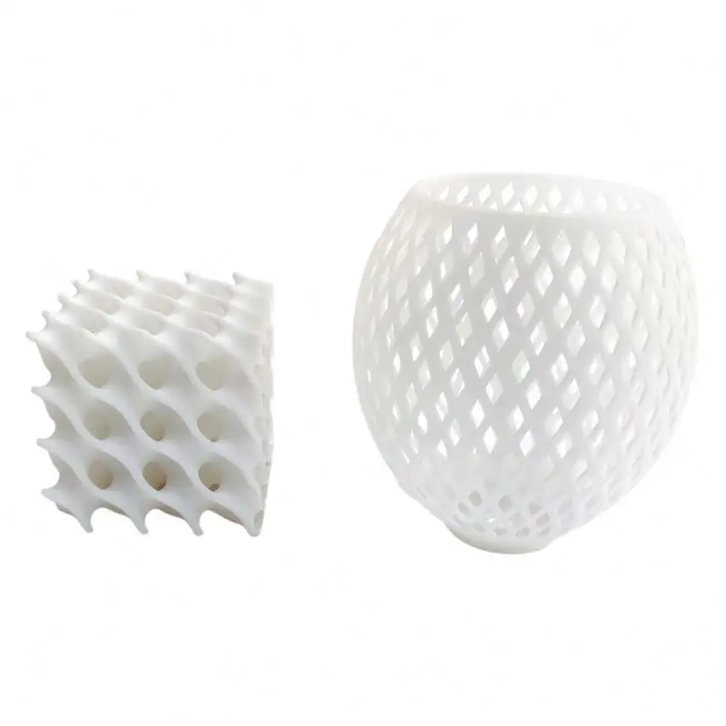 Sáng tạo tùy chỉnh Trắng ABS nhựa PP PA lưới trang trí SLS SLA 3D in ấn gia công dịch vụ gia công CNC