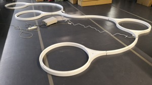 Luminaire suspendu LED HLINEA <span class=keywords><strong>Aquarius</strong></span> Series pour la maison et le bureau - Couleur personnalisable, indice de protection IP65, température de couleur 1800-6500K - Product Image 2