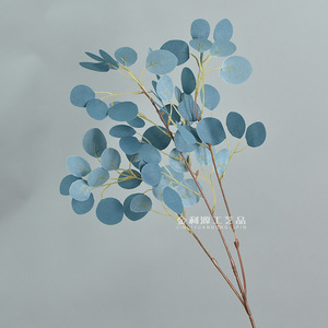 W-A0042 DREA Amazon Vente Chaude Fleurs Artificielles Plantes Vivid Tiges D'eucalyptus Artificielles De Haute Qualité pour La Décoration