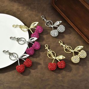 Cherry <b>Bag</b> <b>Charm</b> Fashion Accessories Golden Key Chain Glitter Resin Purse <b>Charm</b> for <b>Bags</b> - Product Image 2