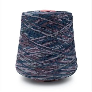 Boyalı desen fantezi iplik ürün ile % 100% Polyester yumuşak tıknaz şönil iplik hantal örgü ipliği - Product Image 6