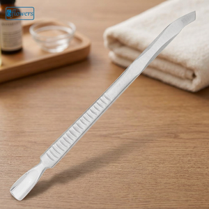 Pousse-cuticules double embout en acier inoxydable, réutilisable, outil de manucure de qualité supérieure, forme double tête, personnalisable - Product Image 3