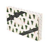 Boîte cadeau personnalisée en carton kraft, emballage artisanal de luxe, boîte de calendrier de l'avent pour jouets
