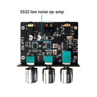 WUZHI AUDIO 5,0 BT Placa decodificadora Altavoz Sonido Pre Módulo Estéreo de doble canal Graves agudos