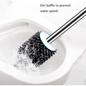 Cepillo de Limpieza para Inodoro de Silicona Suave TPR, Precio de Fábrica, con Soporte - Product Image 6