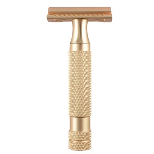 La migliore Vendita Crudeltà Commercio All'ingrosso Rasoio Da Barba Barbiere Rasoio Opaco Oro Personna Uso Professionale Diritta Double Edge Lama Singola - Product Image 1