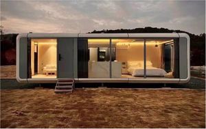 Beveiligde 20 40ft Luxe Milieuvriendelijke Geprefabriceerde Pod Huis Outdoor <span class=keywords><strong>Capsule</strong></span> Huis Voor Kantoor Beveiligde Apple Pod <span class=keywords><strong>Container</strong></span> Huizen - Product Image 3