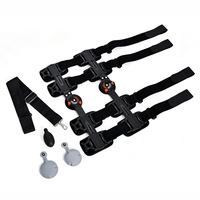 Attelle orthopédique réglable à charnière avec coussin gonflable pour soutien articulaire de la jambe, immobilisation du genou, récupération post-opératoire, LCA
