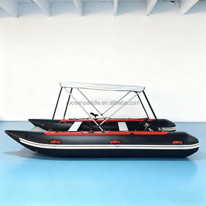 Catamarán <span class=keywords><strong>de</strong></span> Pesca Inflable <span class=keywords><strong>de</strong></span> PVC <span class=keywords><strong>para</strong></span> 6 Personas, Bote <span class=keywords><strong>de</strong></span> Pesca Rápido, Catamarán Inflable - Product Image 5