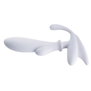 Masseur de prostate en silicone blanc et noir, étanche, jouet de plaisir anal pour adultes, pour débutants et professionnels - Product Image 4