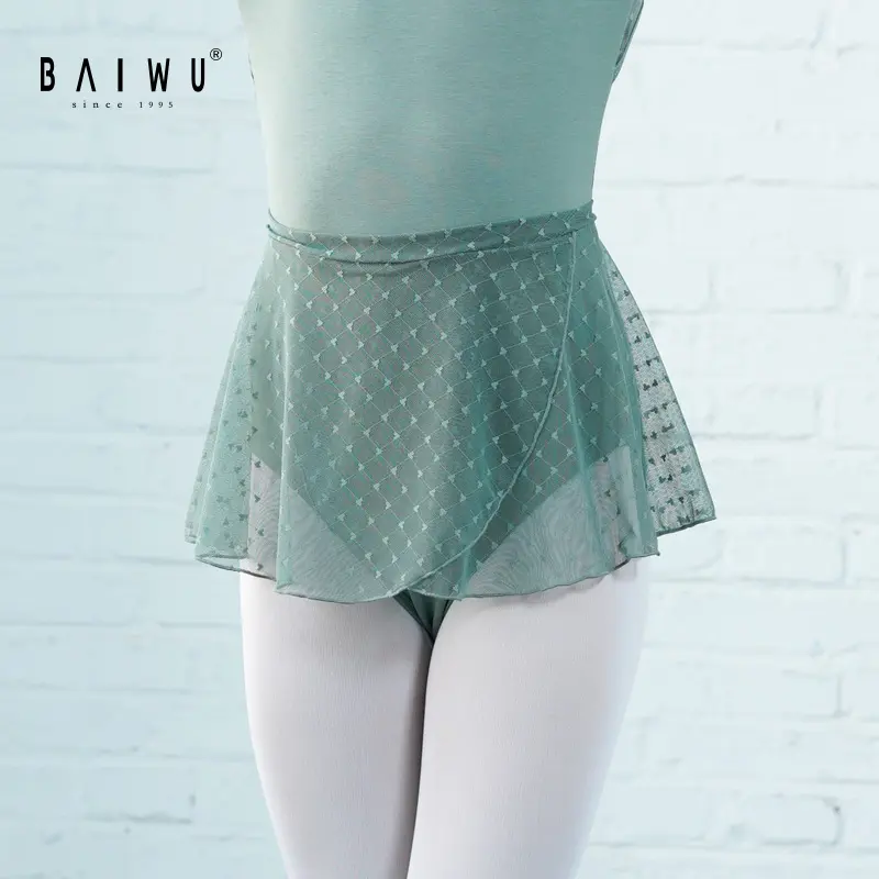 Baiwu-falda de baile para niños, falda de malla para <span class=keywords><strong>Ballet</strong></span>, 119243003
