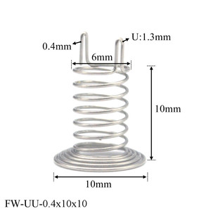 FWBZ-UU-0.4x8x15 <b>Compression</b> <b>Spring</b> 1.8mm Wire 6/7/8mm OD 24mm Length <b>Spring</b> Steel Coil <b>Spring</b> Dextrorotatory 100 lb Load - Product Image 1