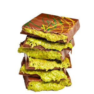 糖果制造商定制清真手工热卖脆迪拜著名开心果巧克力糖果 - Product Image 3