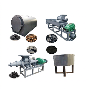 New Pulverized Coal Charcoal Mixer Machine Motor Equipment 1000kg/h Capacity Environment Friendly for <b>BBQ</b> Charcoal Briquettes - Product Image 1