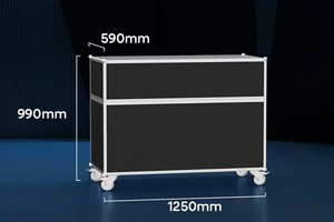 Table de DJ portable, cabine de DJ pour performance sur scène, <span class=keywords><strong>écran</strong></span> LED, bureau de DJ pliable pour événements musicaux, concerts, discothèques - Product Image 5