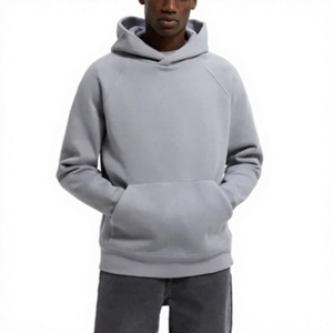 Sweat à capuche personnalisé pour homme, coupe oversize, couleur unie, style streetwear, grandes tailles, de BD - Product Image 6