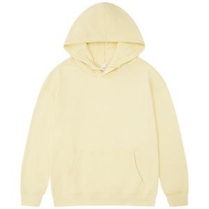 เสื้อมีฮู้ดสไตล์สตรีทแวร์น้ำหนัก330 GSM 100% ผ้าฝ้ายเปล่าขนาดใหญ่ใส่ได้ทั้งชายและหญิงพร้อมโลโก้ตามสั่ง - Product Image 1