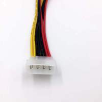 Cable Divisor de Alta Calidad SATA IDE de 4 Pines a Dos Conectores Hembra en Y, Adaptador de Alimentación