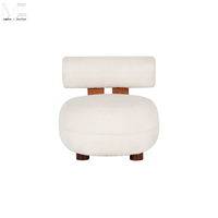 Ventes chaudes - Canapé simple en bois Wabi Sabi japonais, canapé de détente moderne nordique, chaise de salon pour la maison