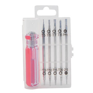 ชุดไขควงความแม่นยำสูง 10 in 1 ยี่ห้อ Lixin Tools สำหรับซ่อมโทรศัพท์มือถือและคอมพิวเตอร์ พร้อมหัวไขควง T5 T6 T7 T8 T9 T10 T15 T20 2.5 Ph Bits - Product Image 2