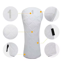 Housse de protection légère, synthétique, respirante, lavable, à séchage rapide, pour clubs de golf, étui de voyage, portable, pliable, compact, pratique, accessoires de golf