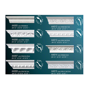 Nội Thất Bằng XỐP <span class=keywords><strong>PU</strong></span> Khuôn Chống Cháy Với Thiết Kế Pop Đồ Trang Trí Khuôn Vương Miện <span class=keywords><strong>PU</strong></span> Nhân Tạo Cho Khung Ảnh Cửa Nội Thất - Product Image 1