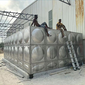 الأكثر مبيعًا ، خزان مياه الشرب المستطيل من الفولاذ المقاوم للصدأ ، خزان تخزين المياه 10 مكعب - Product Image 2