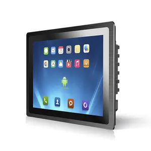 Ip66 Waterproof Embedded Oem Wall Mount Touchscreen 10.4 12 15 17 19 Inch Android Panel Pc