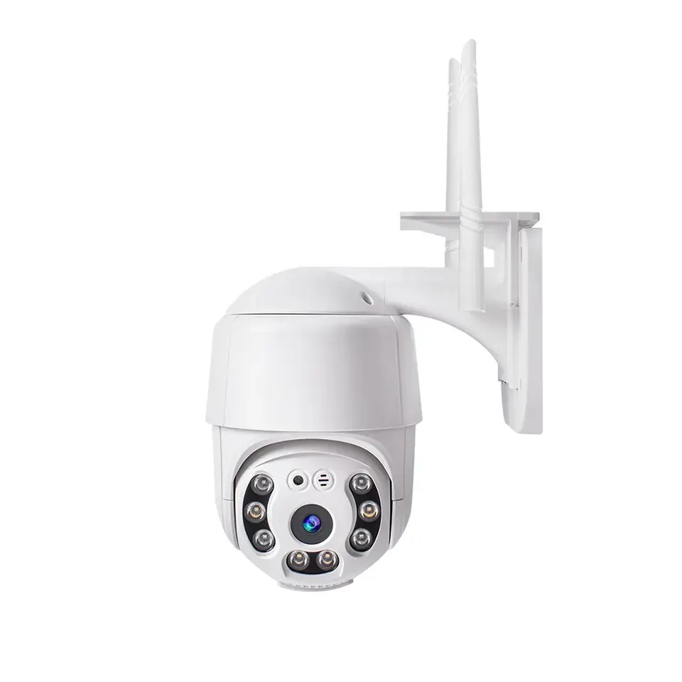 यूसी वाईफ़ाई आईपी कैमरा आउटडोर सुरक्षा 8X ज़ूम 4MP PTZ डुअल लेंस वायरलेस वीडियो निगरानी सीसीटीवी कैमरा P2P डोम