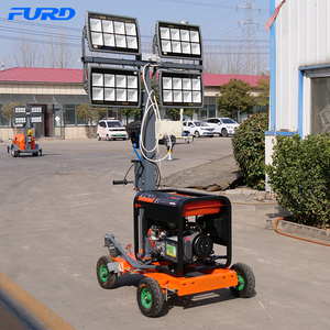 Tour d'<span class=keywords><strong>éclairage</strong></span> portable d'urgence télescopique 5000 mm avec 4 LED 400W, équipement <span class=keywords><strong>de</strong></span> terrassement urbain, prix <span class=keywords><strong>de</strong></span> gros - Product Image 1