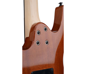 Đàn <span class=keywords><strong>guitar</strong></span> điện Flyoung 6 dây, thân liền khối, mặt gỗ Maple phủ veneer gỗ hồng sắc và gỗ mun, hoàn thiện bóng loáng. - Product Image 5