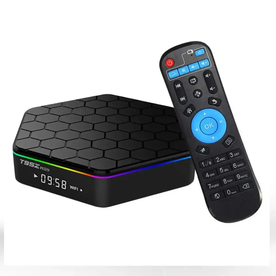 QUNSHI T95Z Plus 4gb 32GB 64gb Android Tv Box 12.0 Smart TVBox H618 2.4G/5Ghz Wifi HDR 4K 6K 2GB 16GB T95ZPLUS Media Player Set