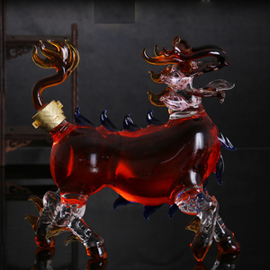 Handmade high-density borosilicate glass magic decanter <span class=keywords><strong>red</strong></span> wine bottle - Product Image 5